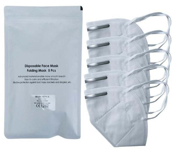 FFP2/KN95/N95 Face Mask (CE FDA Approved) Box of 1,000 (4574714200149)